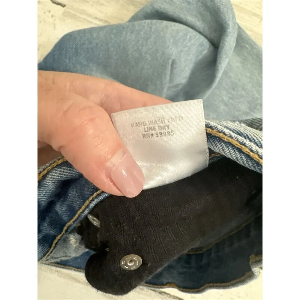 Carmar Distressed Boyfriend Womens Jeans Size 26‎ D462287 Los Angeles High Rise
